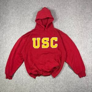 Vintage usc embroidered hoodie embroidered